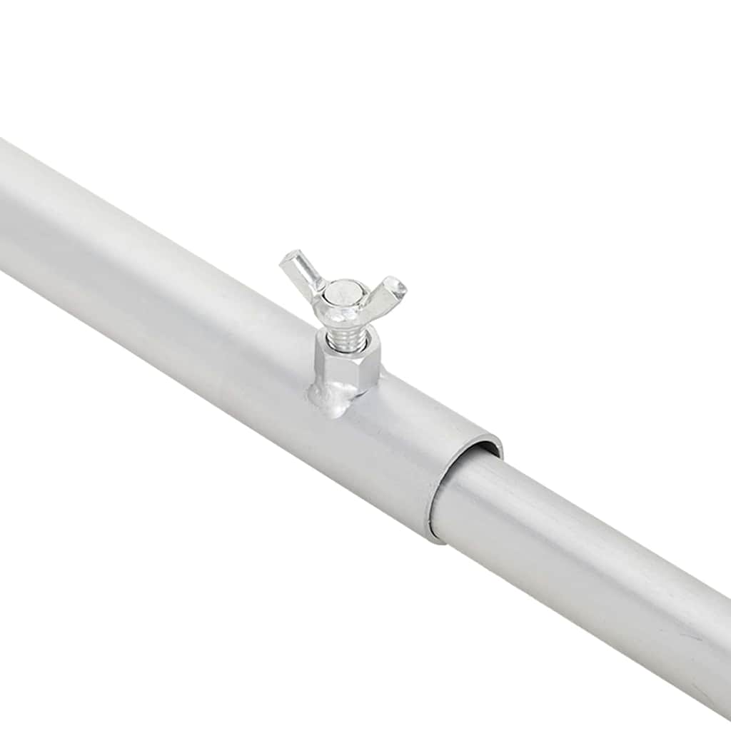 vidaXL Uchwyt na plandekę do przyczep 4 szt. srebrny 102-155 cm