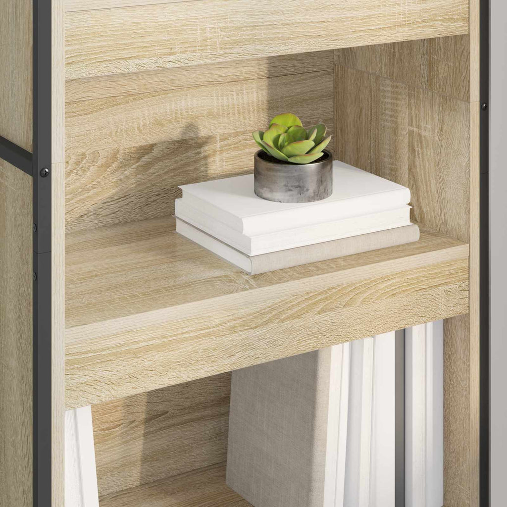 vidaXL Szafka na książki 2 pcs Sonoma 60 x 30 x 189,5 cm