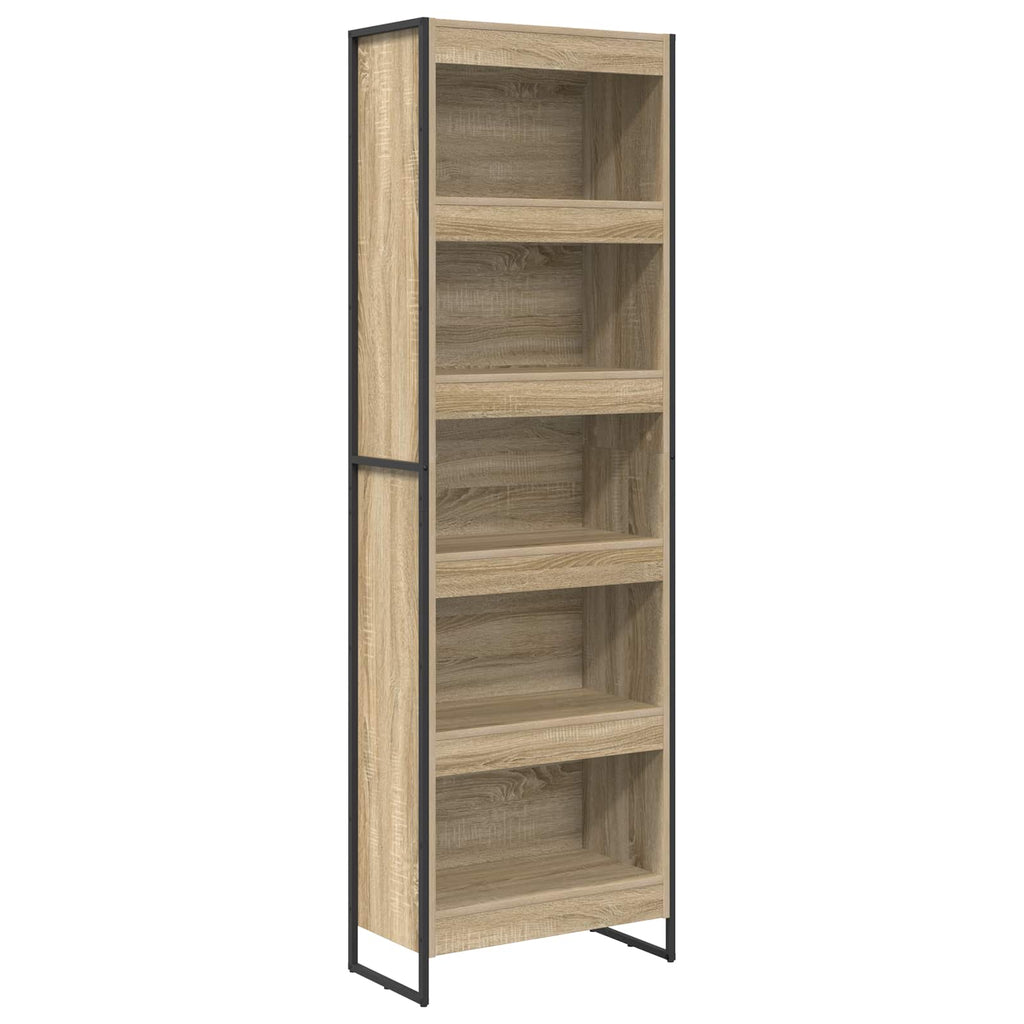 vidaXL Szafka na książki 2 pcs Sonoma 60 x 30 x 189,5 cm
