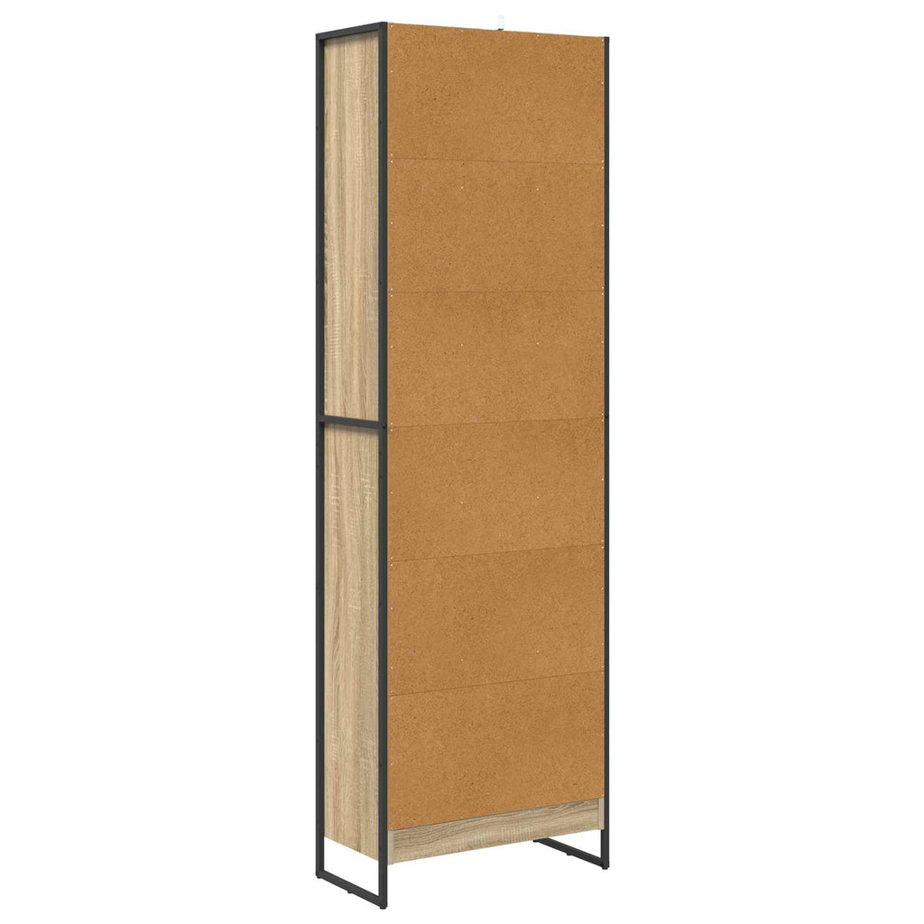 vidaXL Szafka na książki 2 pcs Sonoma 60 x 30 x 189,5 cm