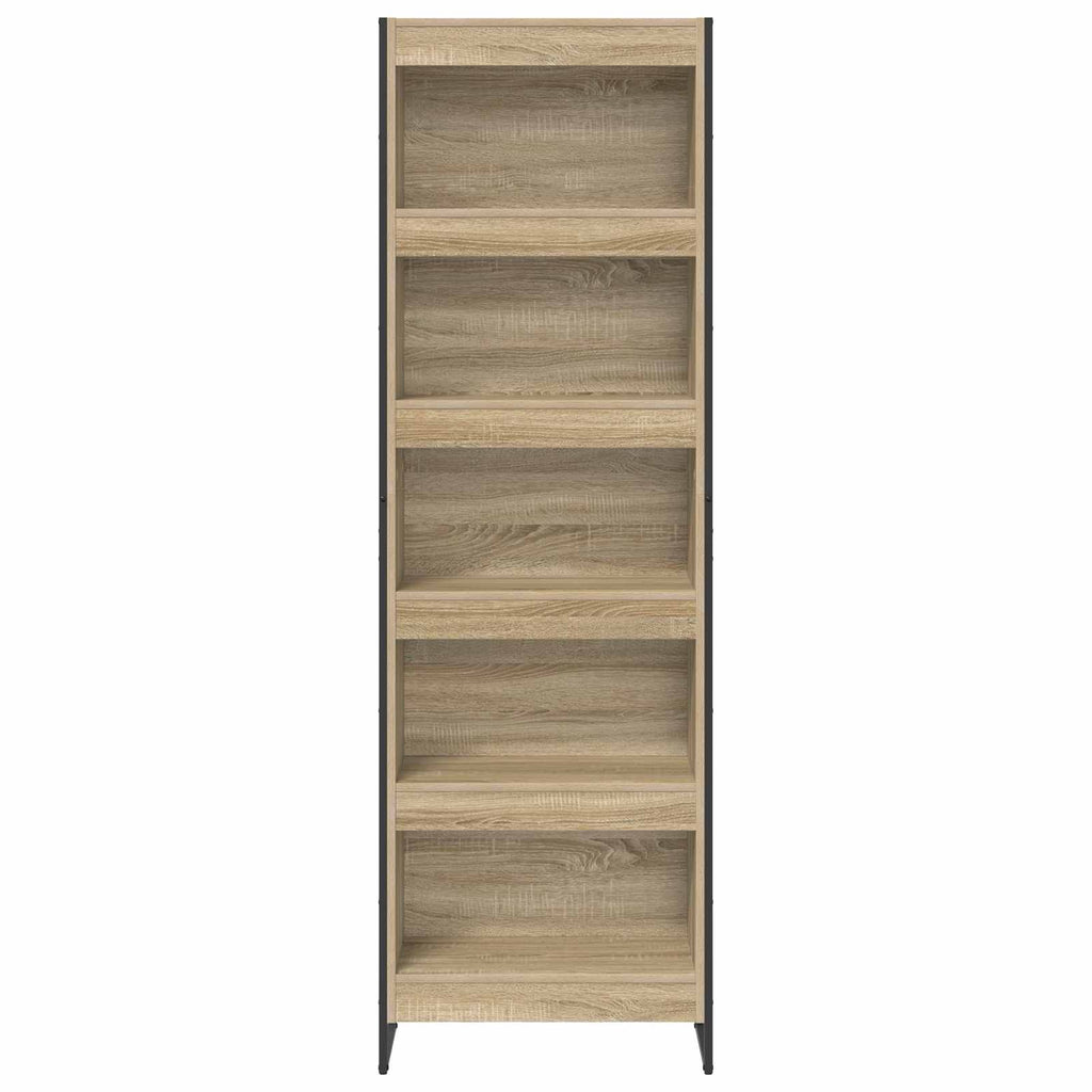 vidaXL Szafka na książki 2 pcs Sonoma 60 x 30 x 189,5 cm