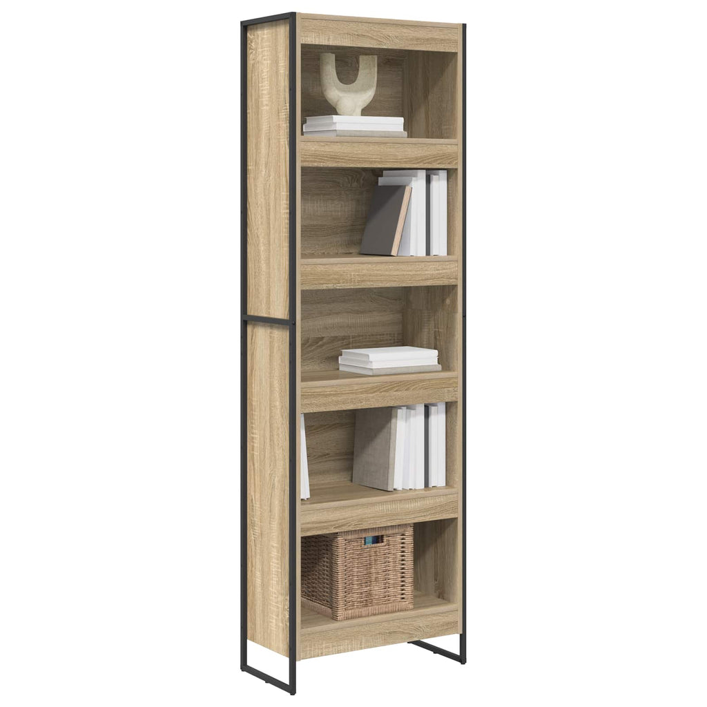 vidaXL Szafka na książki 2 pcs Sonoma 60 x 30 x 189,5 cm