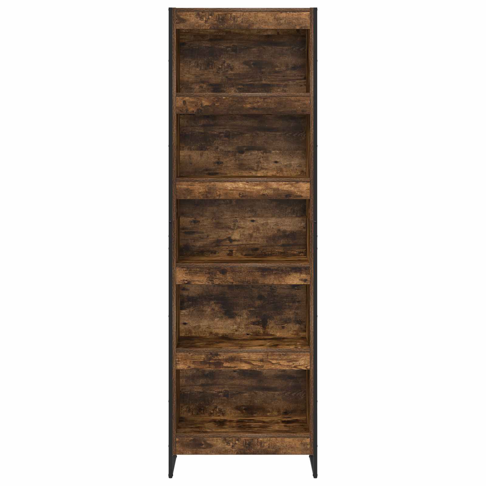 vidaXL Szafka na książki 2 pcs Dąb dymny 60 x 30 x 189,5 cm