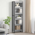 vidaXL Szafka na książki 2 pcs Szary Sonoma 60 x 30 x 189,5 cm