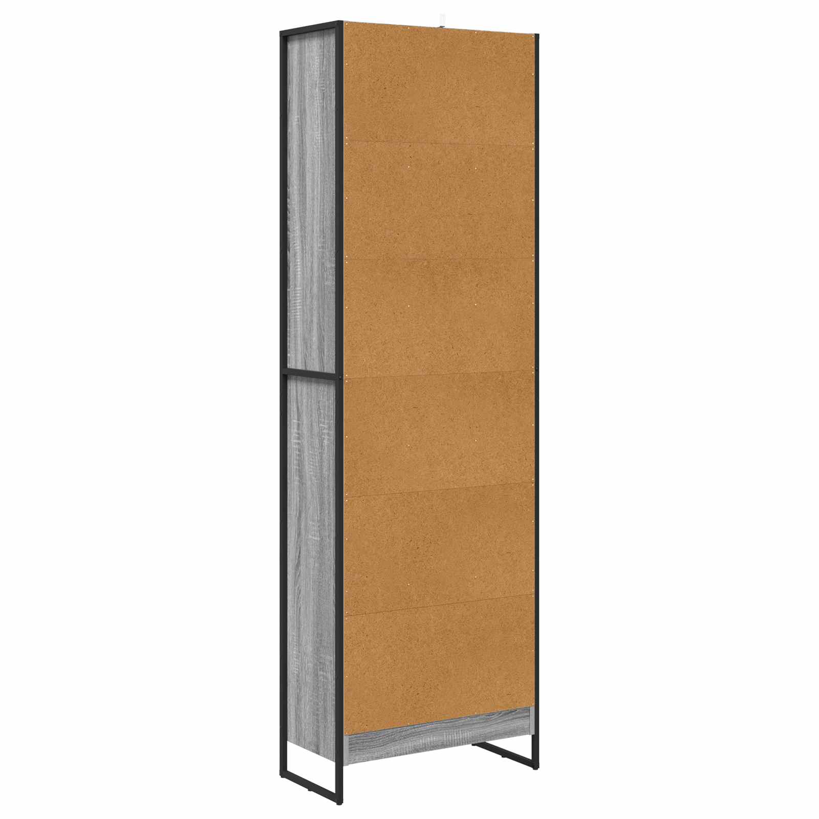 vidaXL Szafka na książki 2 pcs Szary Sonoma 60 x 30 x 189,5 cm