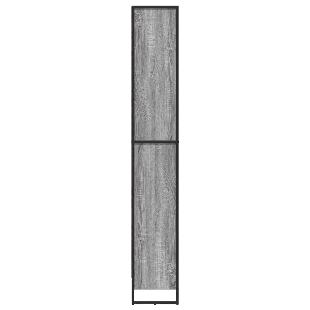 vidaXL Szafka na książki 2 pcs Szary Sonoma 60 x 30 x 189,5 cm