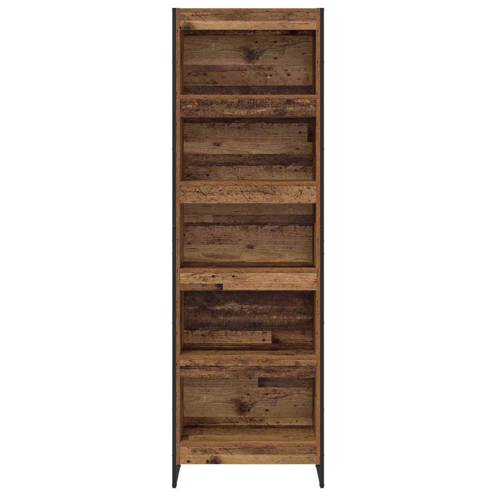 vidaXL Szafka na książki 2 pcs Stare drewno 60 x 30 x 189,5 cm