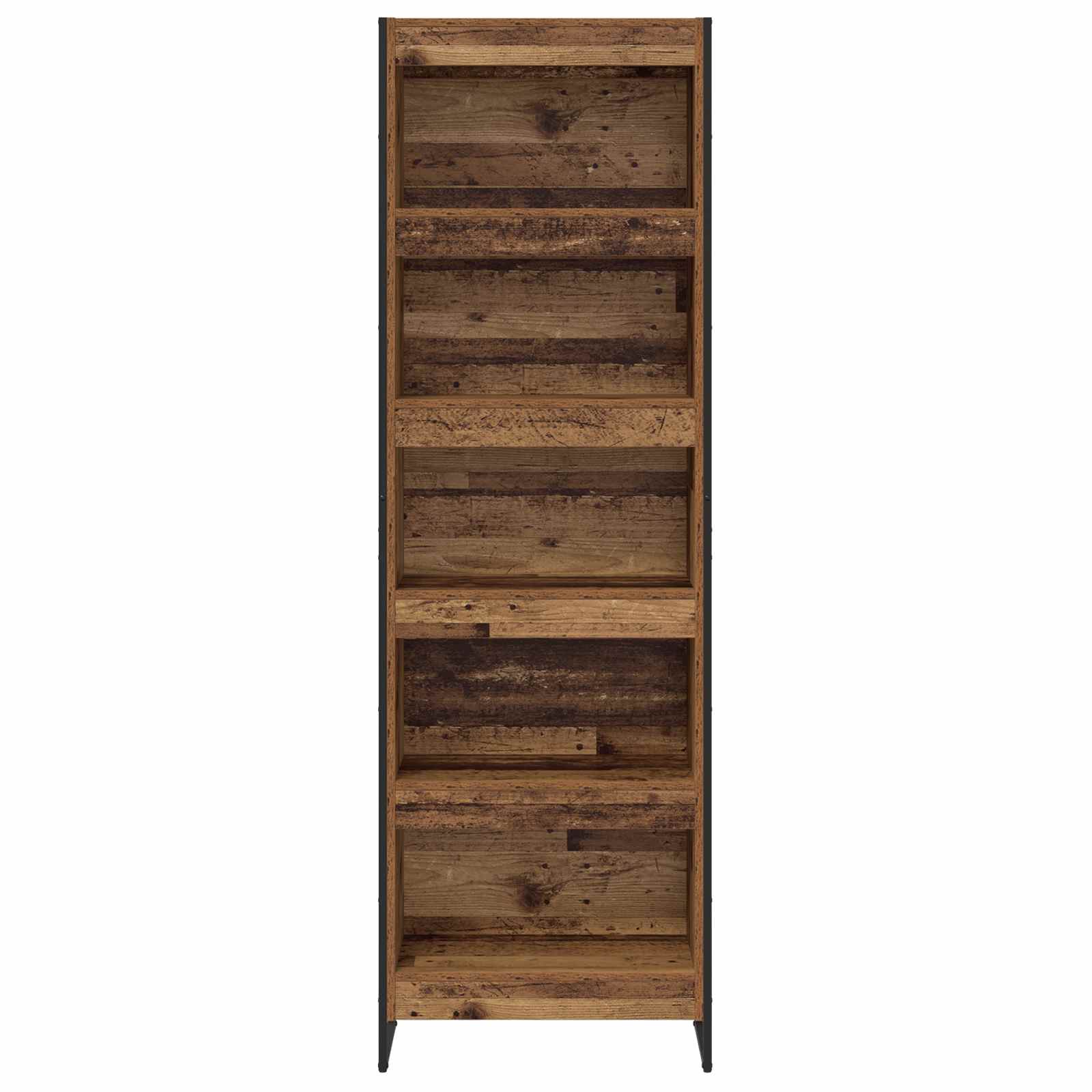 vidaXL Szafka na książki 2 pcs Stare drewno 60 x 30 x 189,5 cm