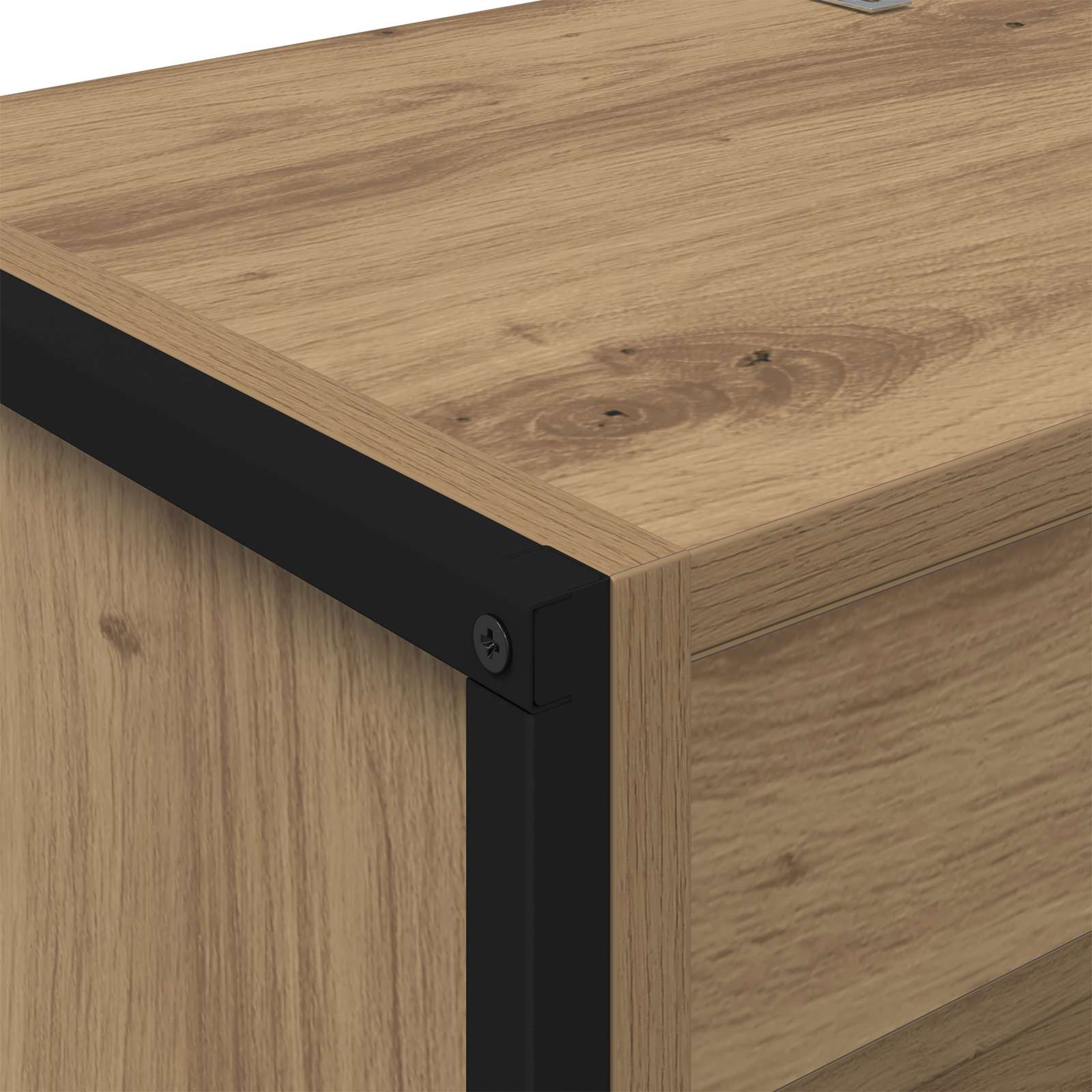 vidaXL Szafka na książki 2 pcs Dąb rzemieślniczy 60 x 30 x 189,5 cm