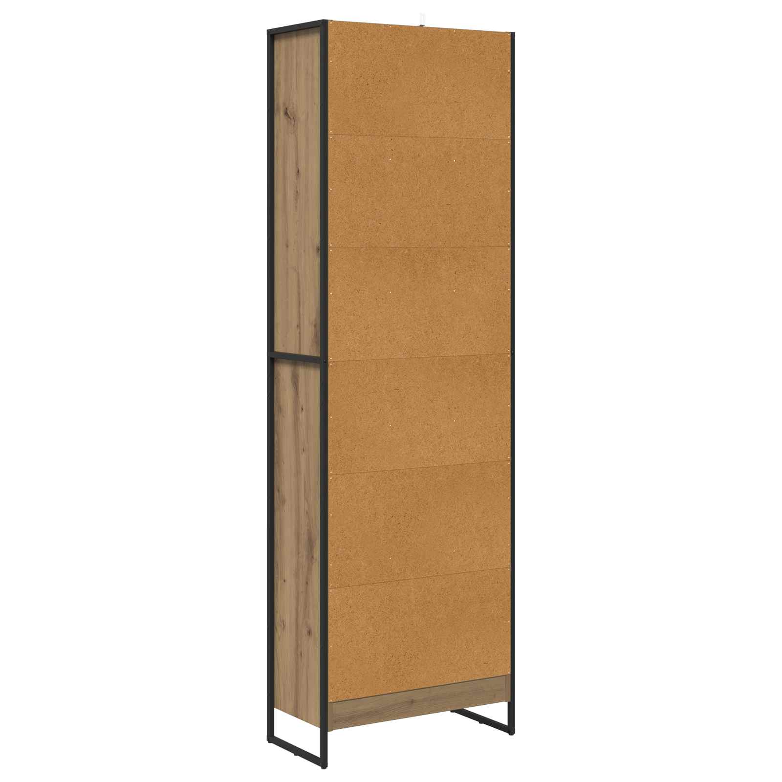 vidaXL Szafka na książki 2 pcs Dąb rzemieślniczy 60 x 30 x 189,5 cm