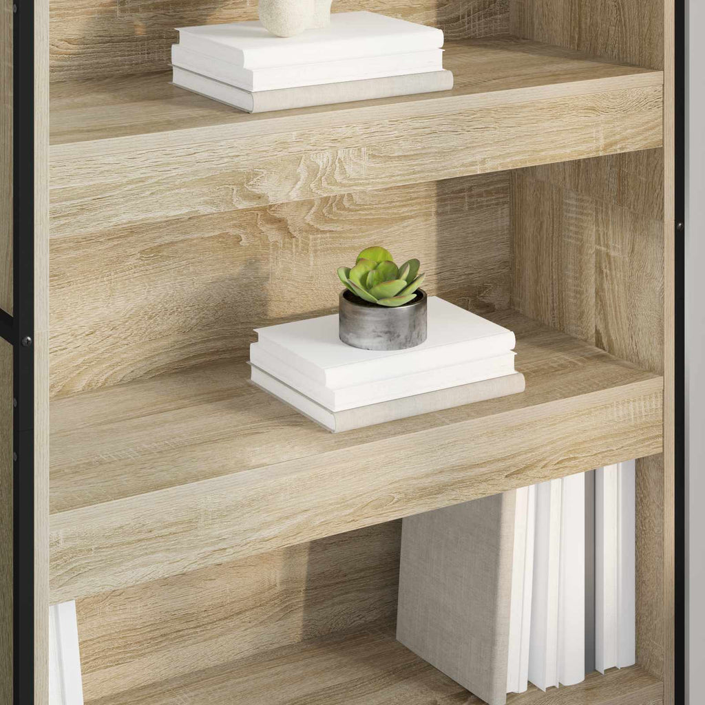 vidaXL Szafka na książki 2 pcs Sonoma 80 x 30 x 155 cm
