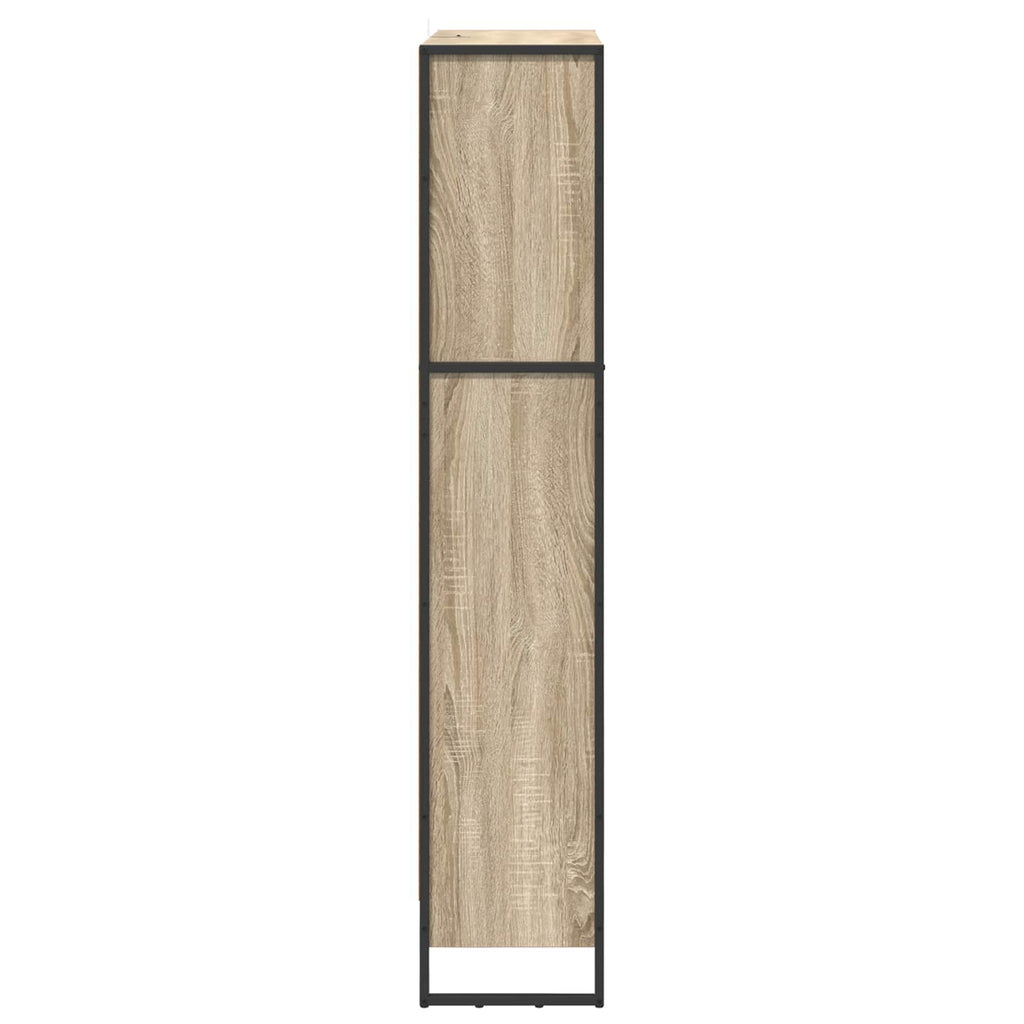 vidaXL Szafka na książki 2 pcs Sonoma 80 x 30 x 155 cm