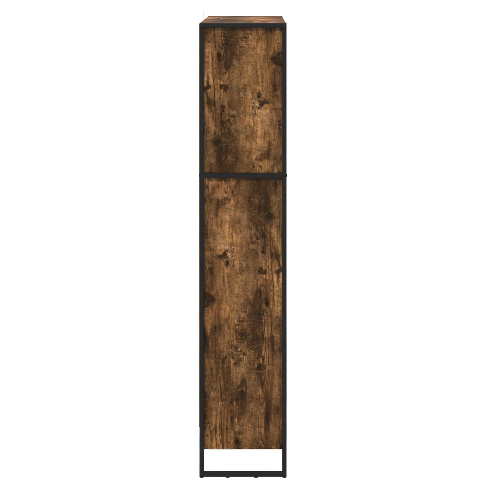 vidaXL Szafka na książki 2 pcs Dąb dymny 80 x 30 x 155 cm