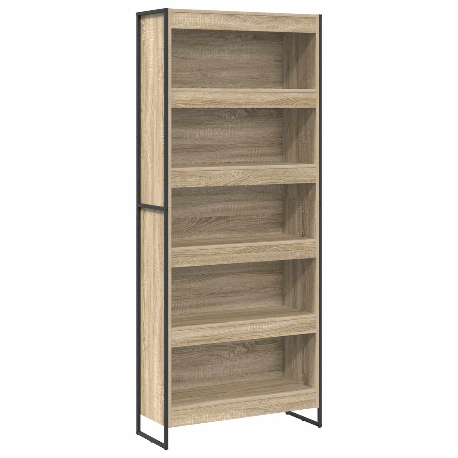 vidaXL Szafka na książki 2 pcs Sonoma 80 x 30 x 189,5 cm