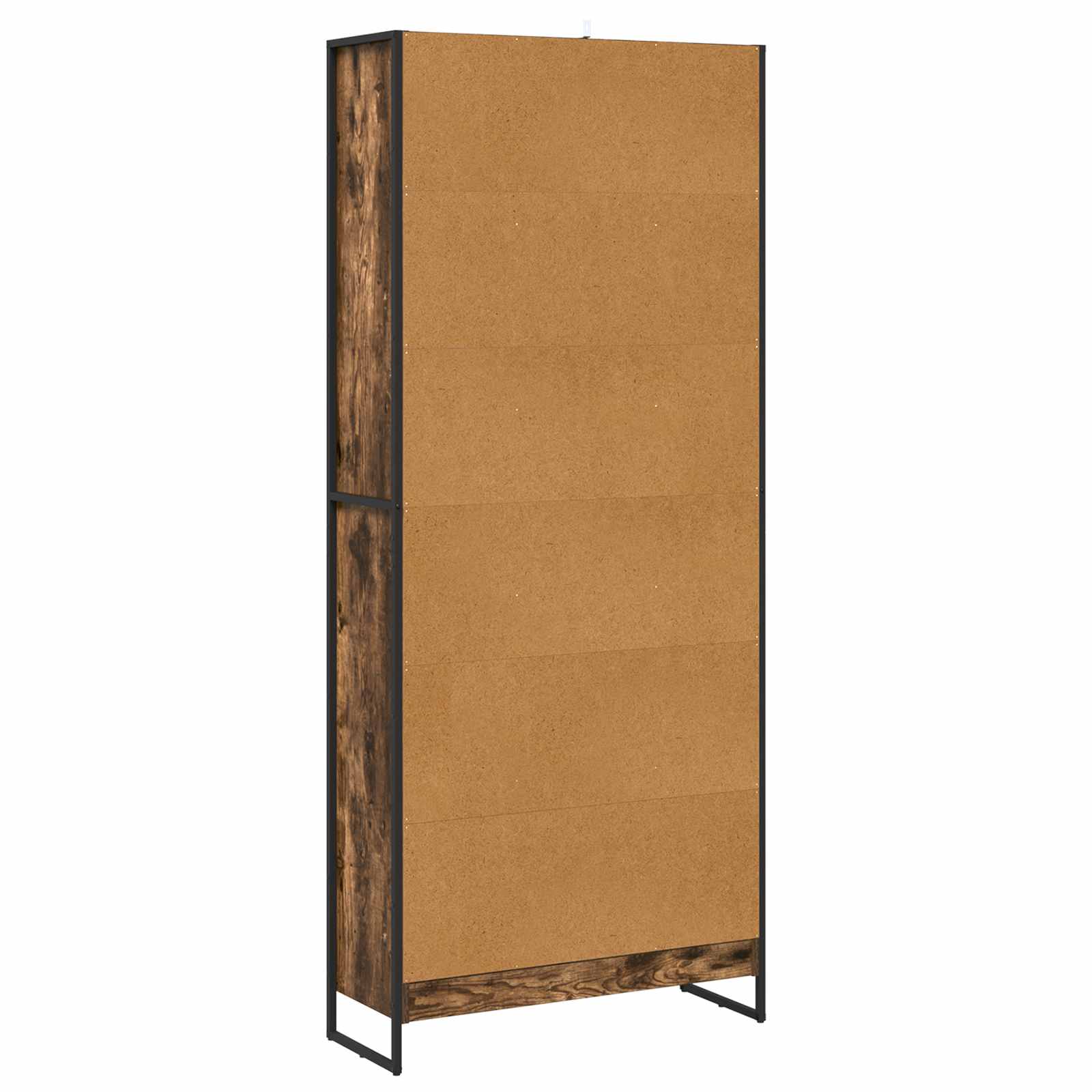 vidaXL Szafka na książki 2 pcs Dąb dymny 80 x 30 x 189,5 cm