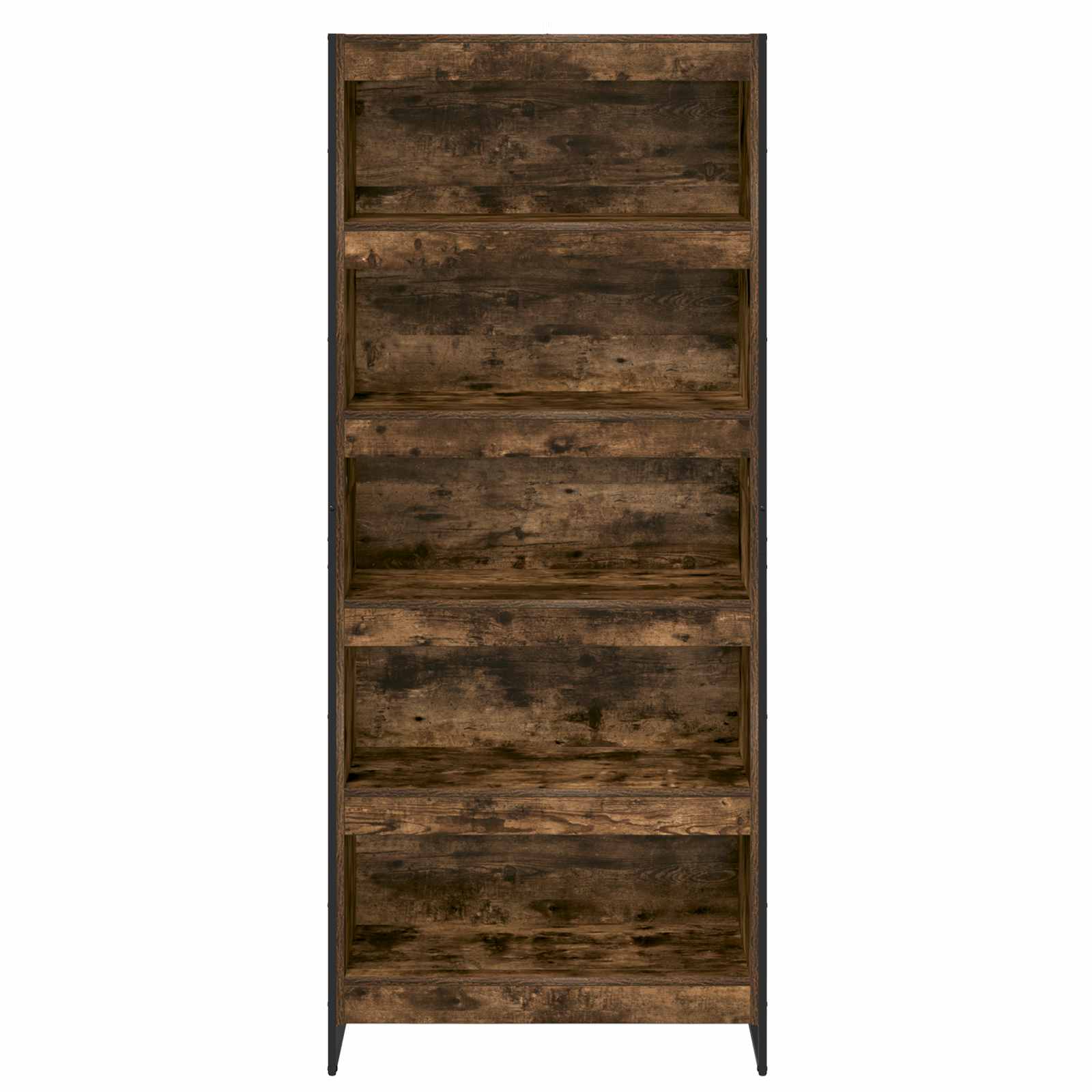vidaXL Szafka na książki 2 pcs Dąb dymny 80 x 30 x 189,5 cm
