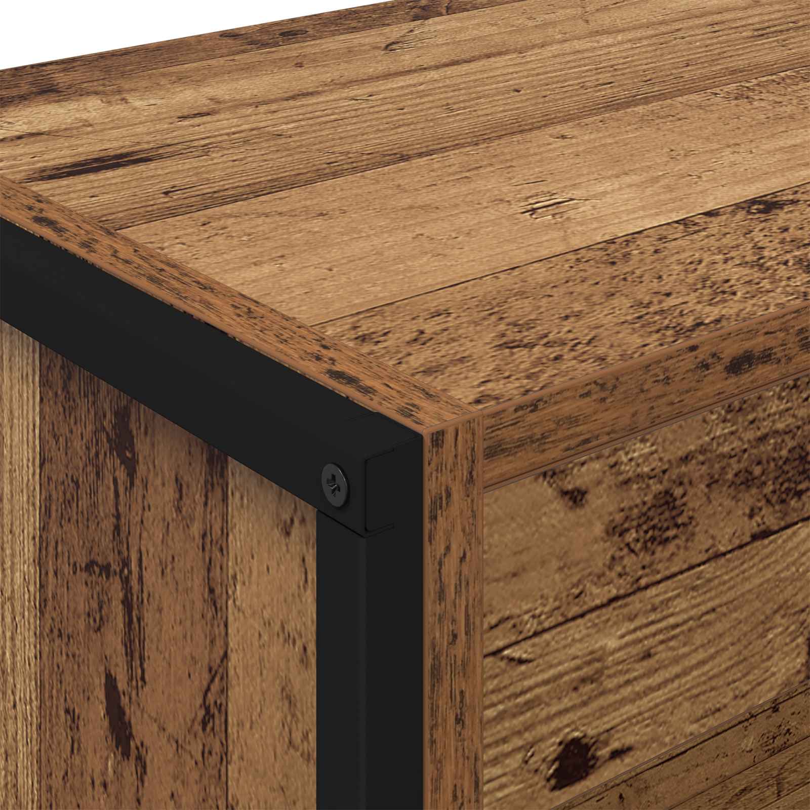 vidaXL Szafka na książki 2 pcs Stare drewno 80 x 30 x 189,5 cm