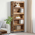 vidaXL Szafka na książki 2 pcs Stare drewno 80 x 30 x 189,5 cm