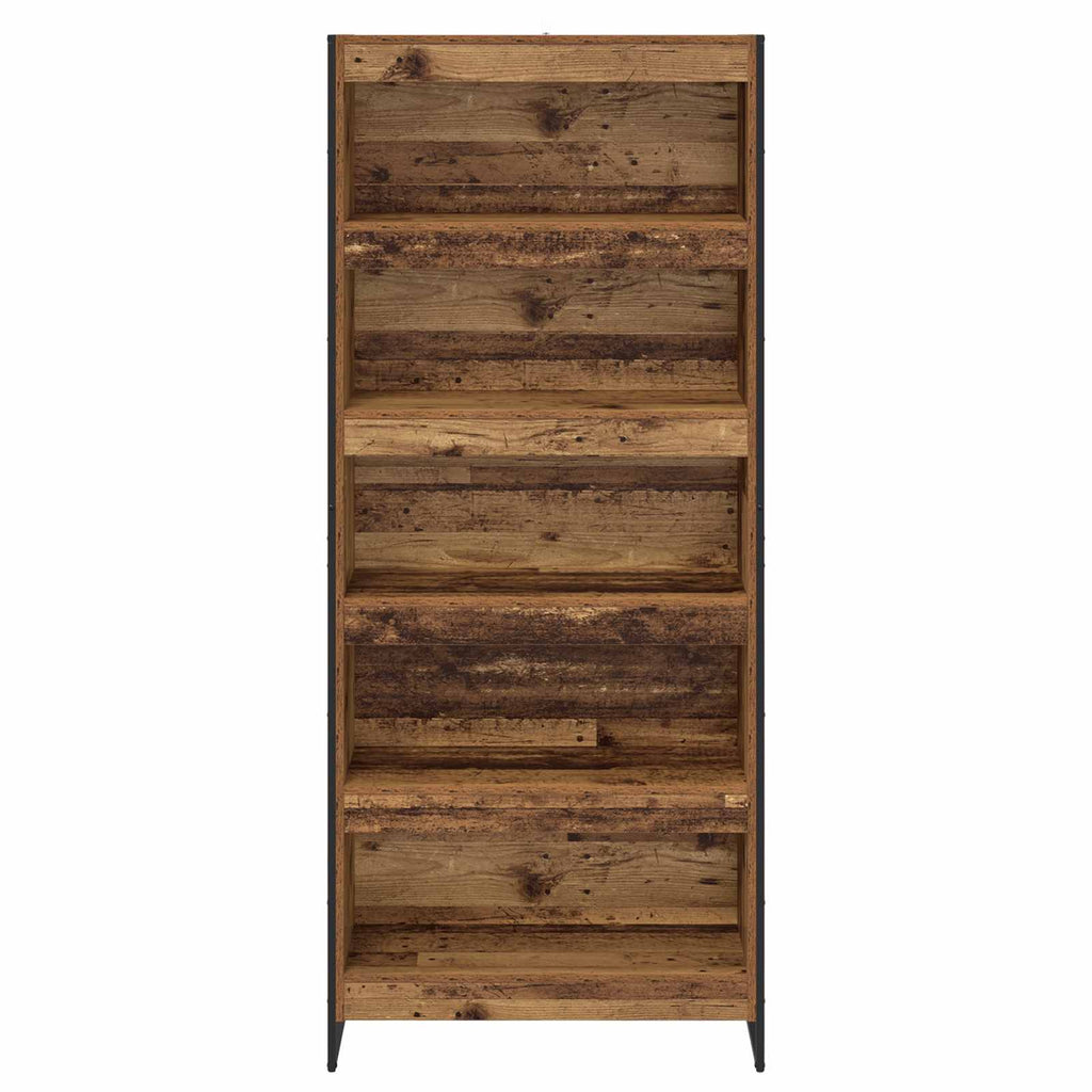 vidaXL Szafka na książki 2 pcs Stare drewno 80 x 30 x 189,5 cm