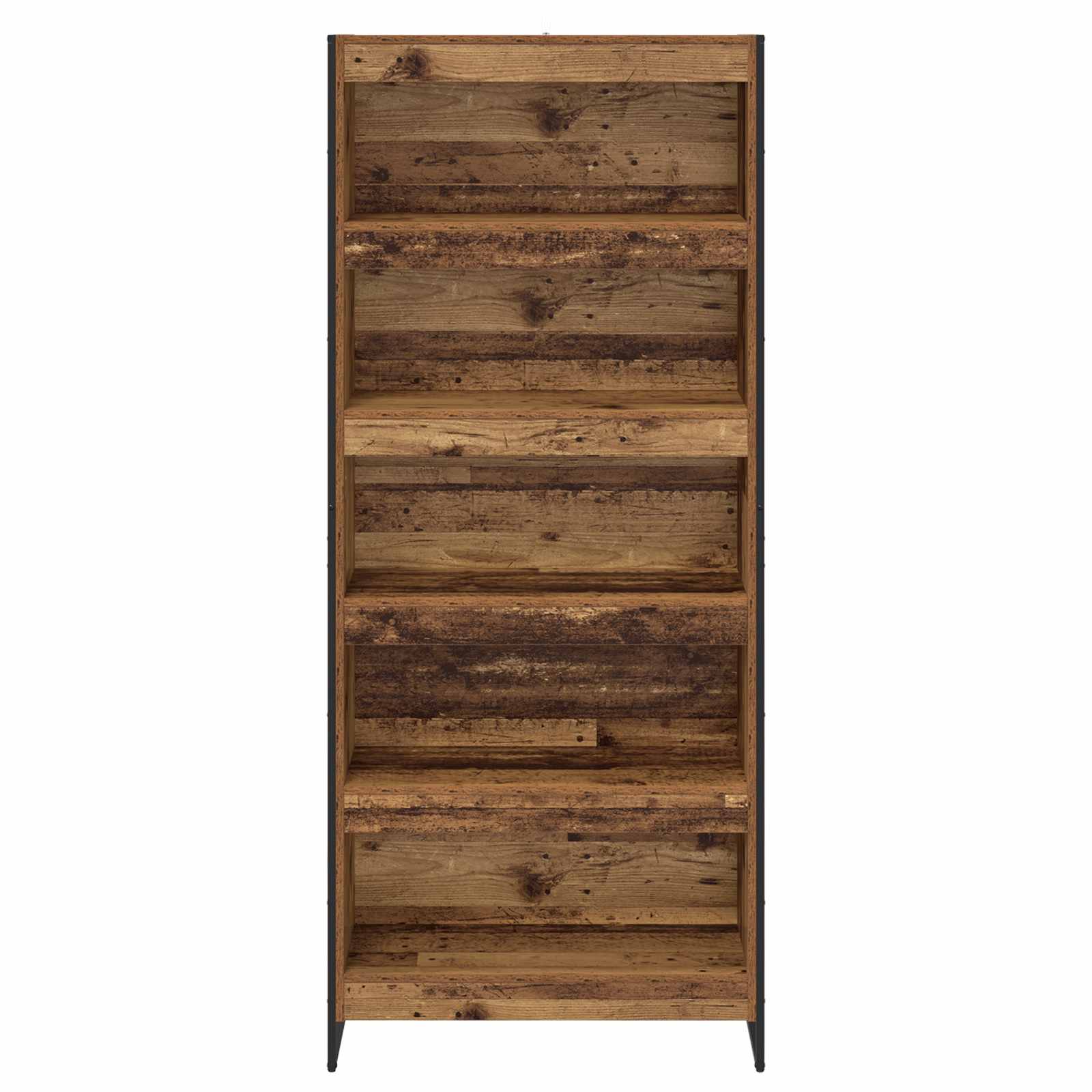 vidaXL Szafka na książki 2 pcs Stare drewno 80 x 30 x 189,5 cm