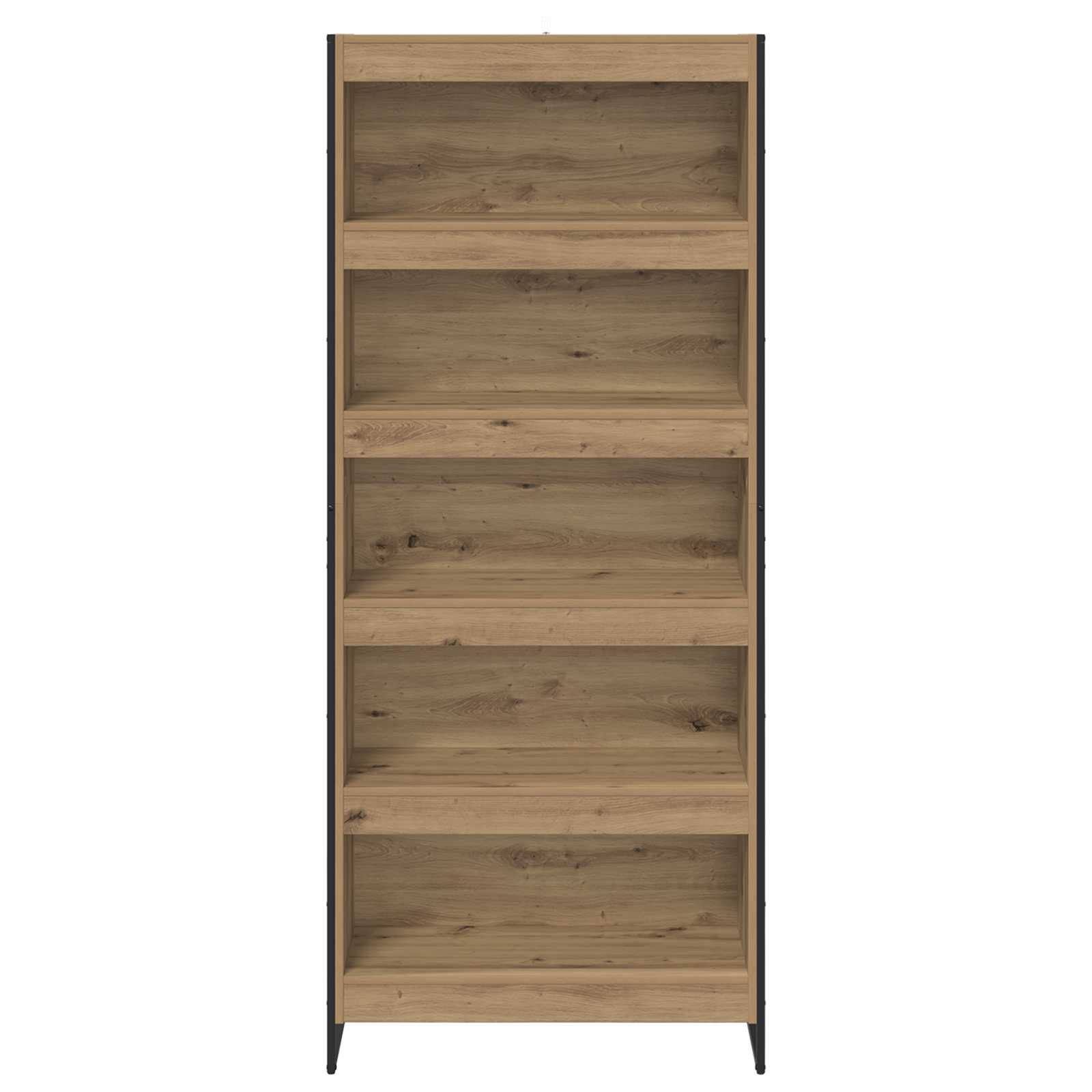 vidaXL Szafka na książki 2 pcs Dąb rzemieślniczy 80 x 30 x 189,5 cm