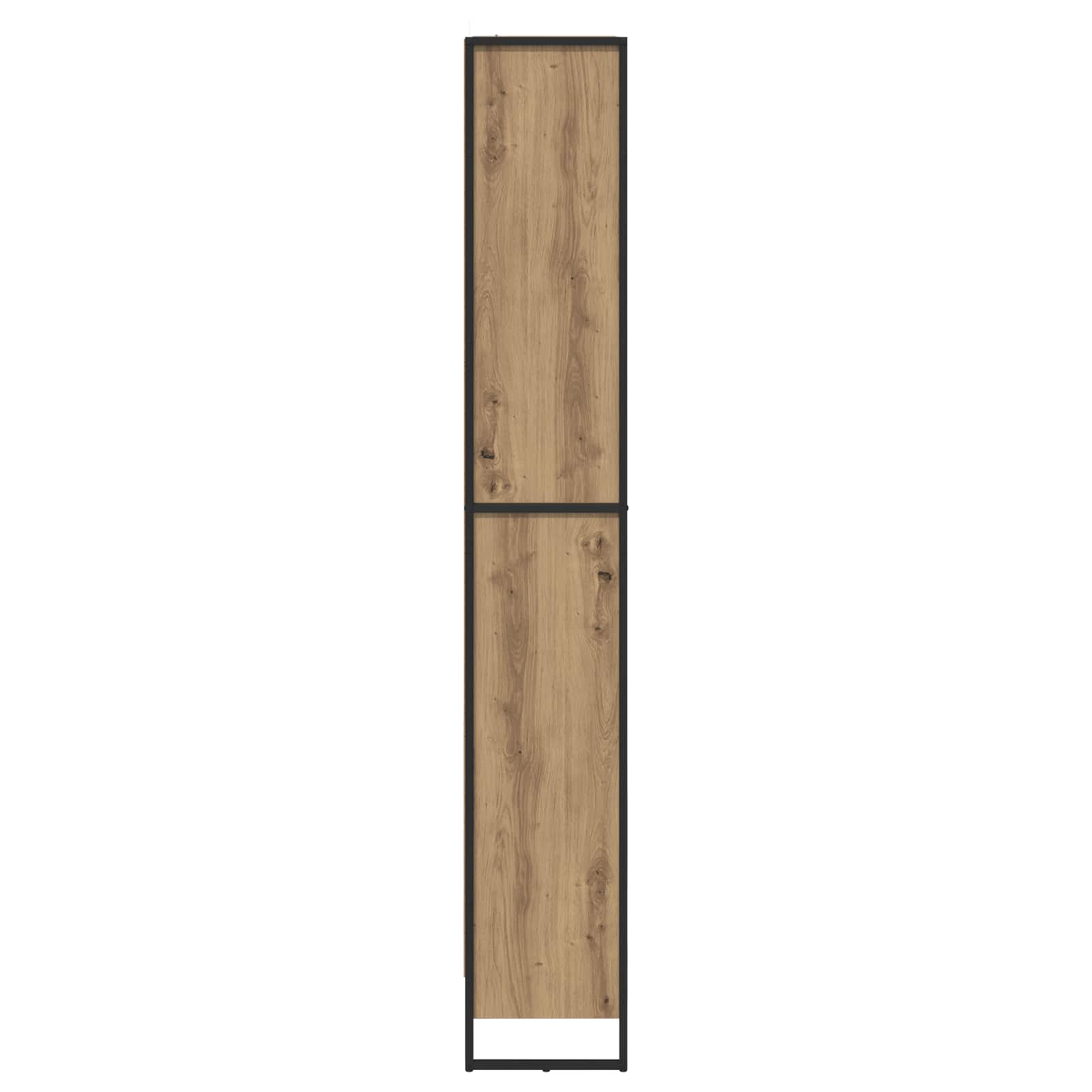 vidaXL Szafka na książki 2 pcs Dąb rzemieślniczy 80 x 30 x 189,5 cm