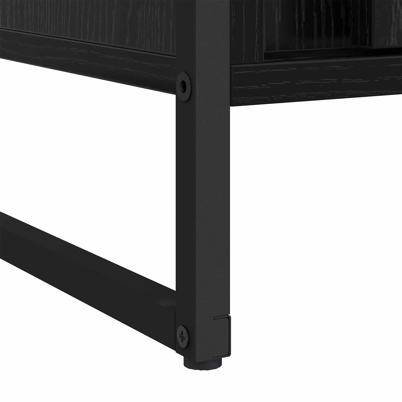 vidaXL Szafa Czarny Dąb 50 x 50 x 200 cm Materiał drewnopochodny