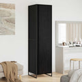 vidaXL Szafa Czarny Dąb 50 x 50 x 200 cm Materiał drewnopochodny