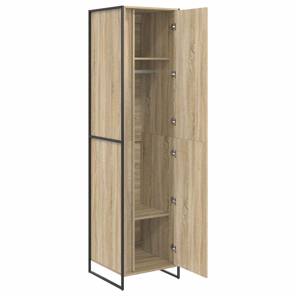 vidaXL Szafa Sonoma 50 x 50 x 200 cm Materiał drewnopochodny