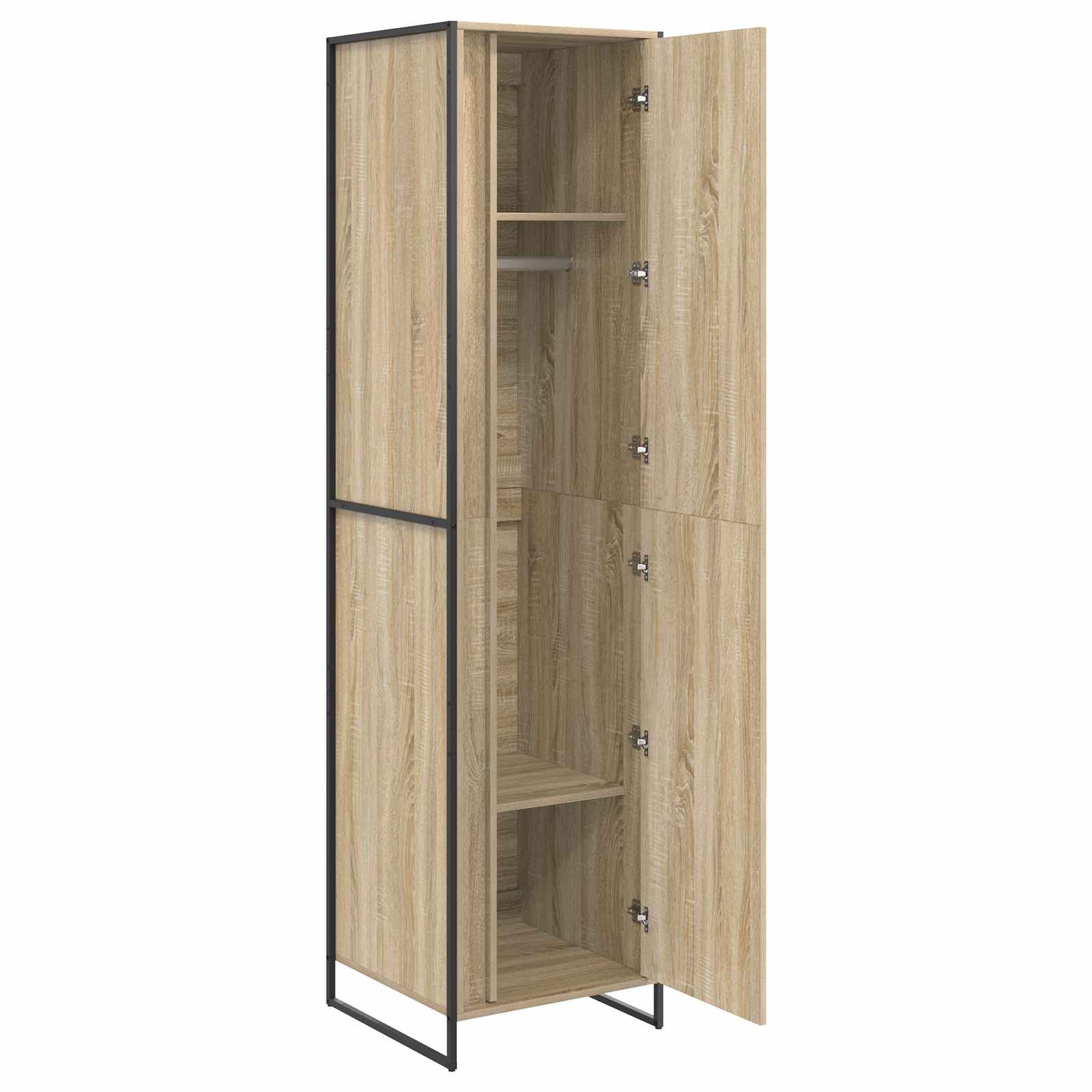 vidaXL Szafa Sonoma 50 x 50 x 200 cm Materiał drewnopochodny