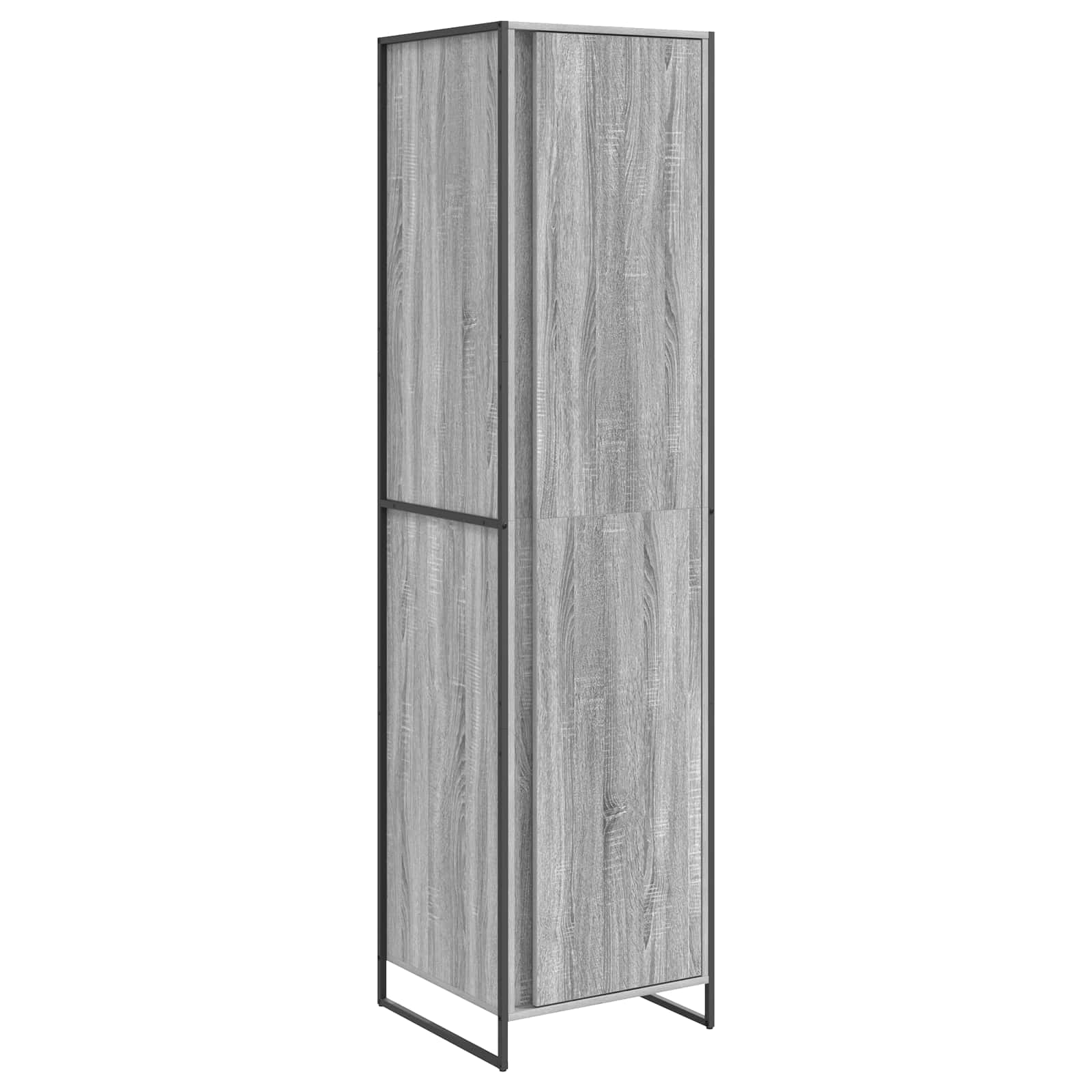 vidaXL Szafa Szary Sonoma 50 x 50 x 200 cm Materiał drewnopochodny