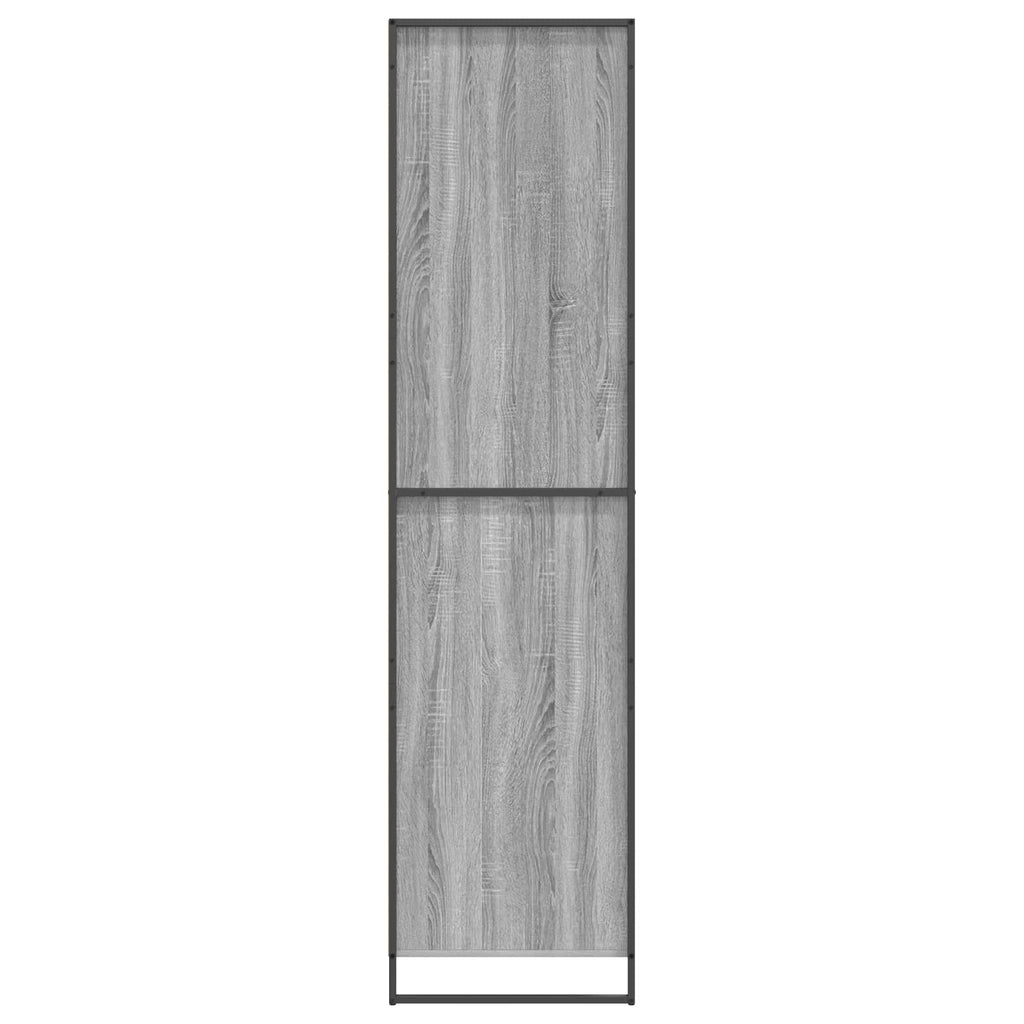 vidaXL Szafa Szary Sonoma 50 x 50 x 200 cm Materiał drewnopochodny