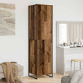 vidaXL Szafa Stare drewno 50 x 50 x 200 cm Materiał drewnopochodny