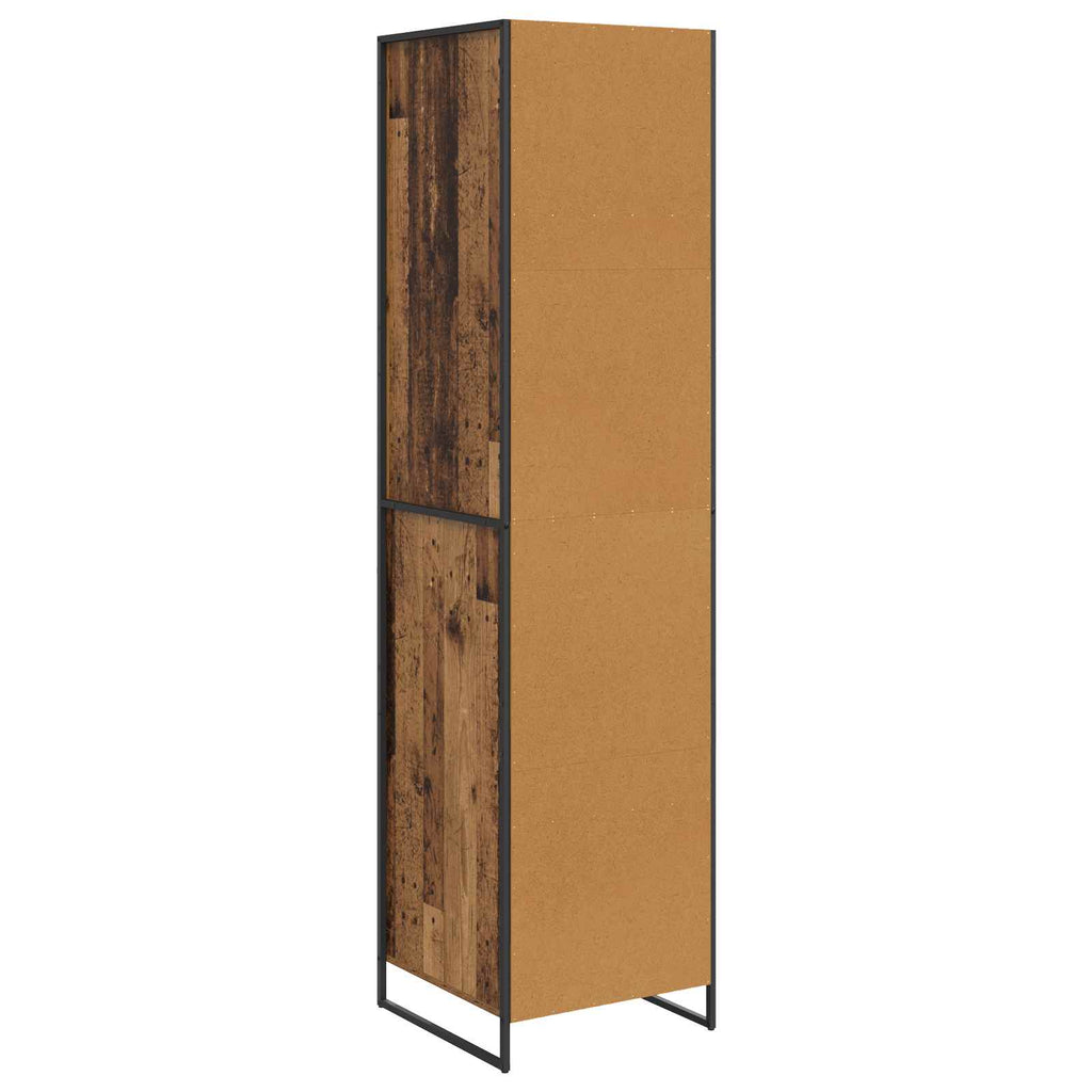 vidaXL Szafa Stare drewno 50 x 50 x 200 cm Materiał drewnopochodny