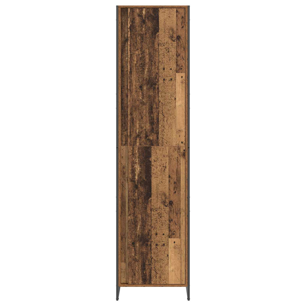 vidaXL Szafa Stare drewno 50 x 50 x 200 cm Materiał drewnopochodny
