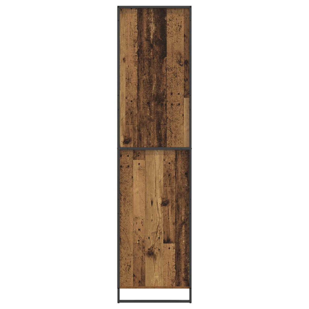 vidaXL Szafa Stare drewno 50 x 50 x 200 cm Materiał drewnopochodny