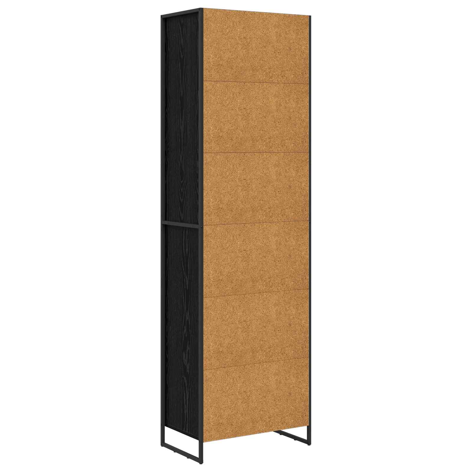 vidaXL Wysokie szafki Czarny Dąb 60 x 36 x 200 cm