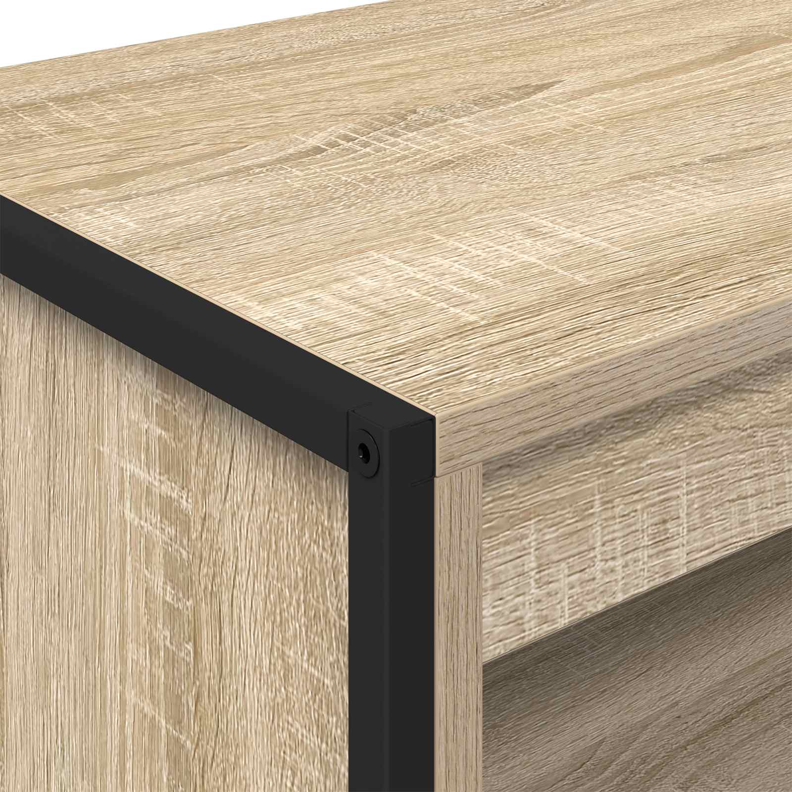 vidaXL Wysokie szafki Sonoma 60 x 36 x 200 cm Materiał drewnopochodny