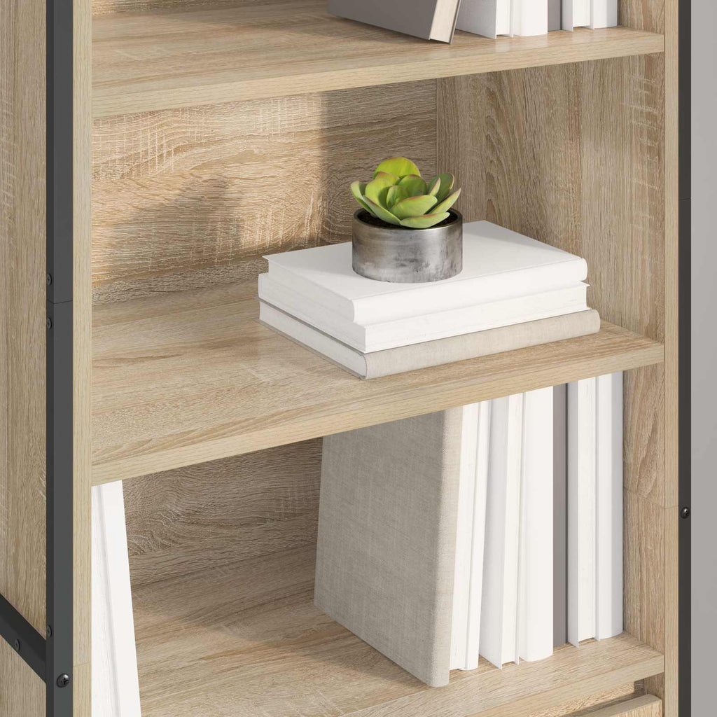 vidaXL Wysokie szafki Sonoma 60 x 36 x 200 cm Materiał drewnopochodny