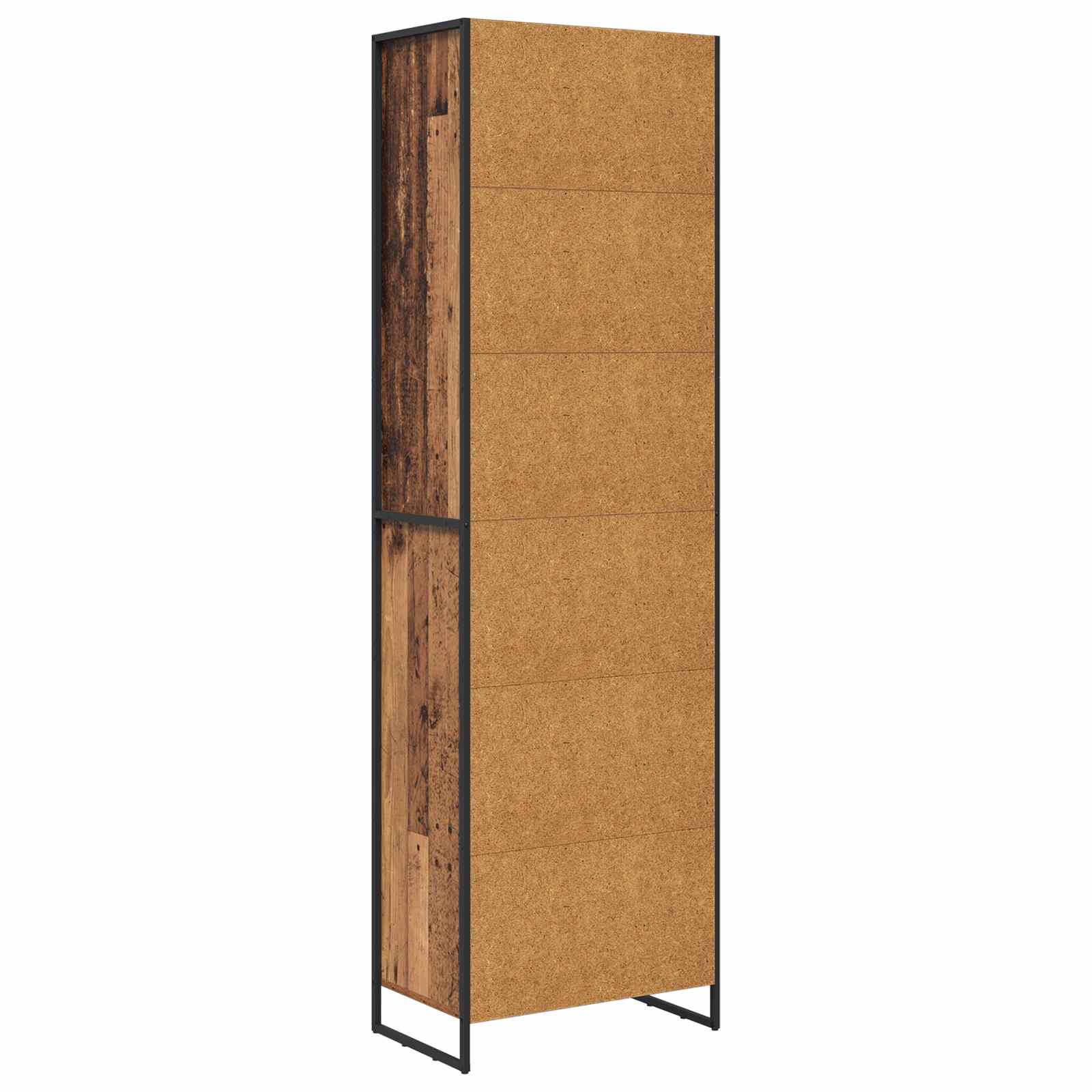 vidaXL Wysokie szafki Stare drewno 60 x 36 x 200 cm