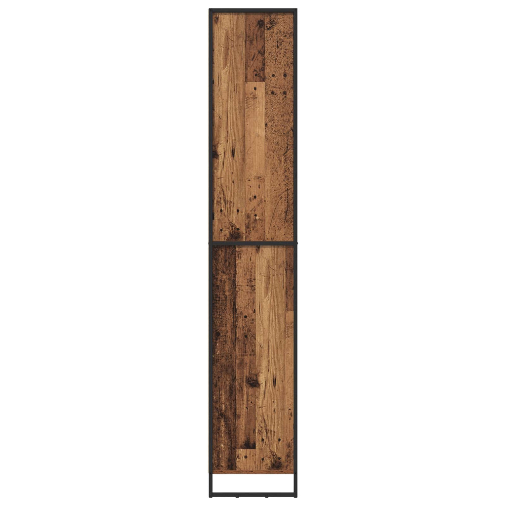 vidaXL Wysokie szafki Stare drewno 60 x 36 x 200 cm