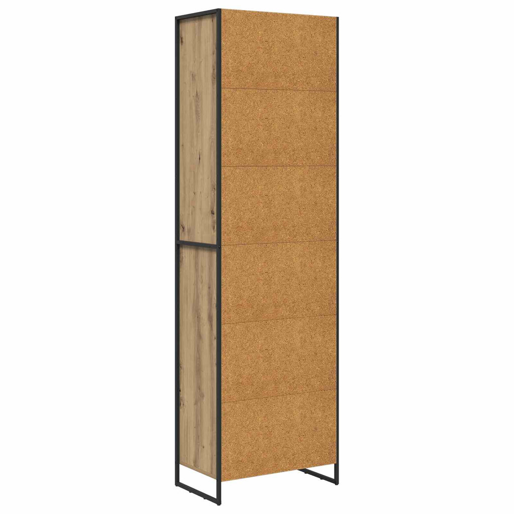 vidaXL Wysokie szafki Dąb rzemieślniczy 60 x 36 x 200 cm