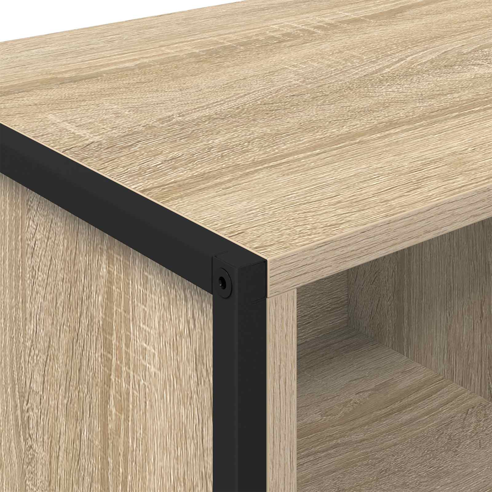 vidaXL Bufet 2 pcs Sonoma 81 x 36 x 150.5 cm Materiał drewnopochodny