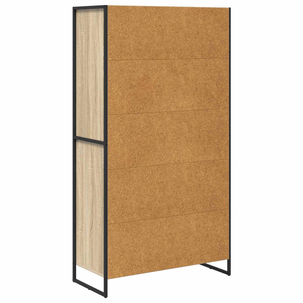 vidaXL Bufet 2 pcs Sonoma 81 x 36 x 150.5 cm Materiał drewnopochodny