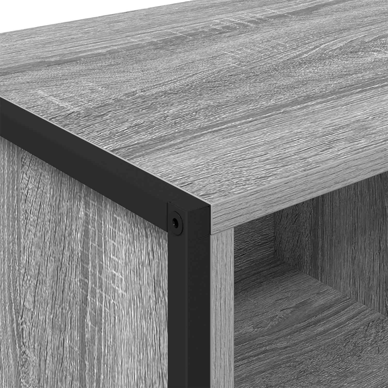 vidaXL Bufet z szufladą 2 pcs Szary Sonoma 81 x 36 x 150.5 cm