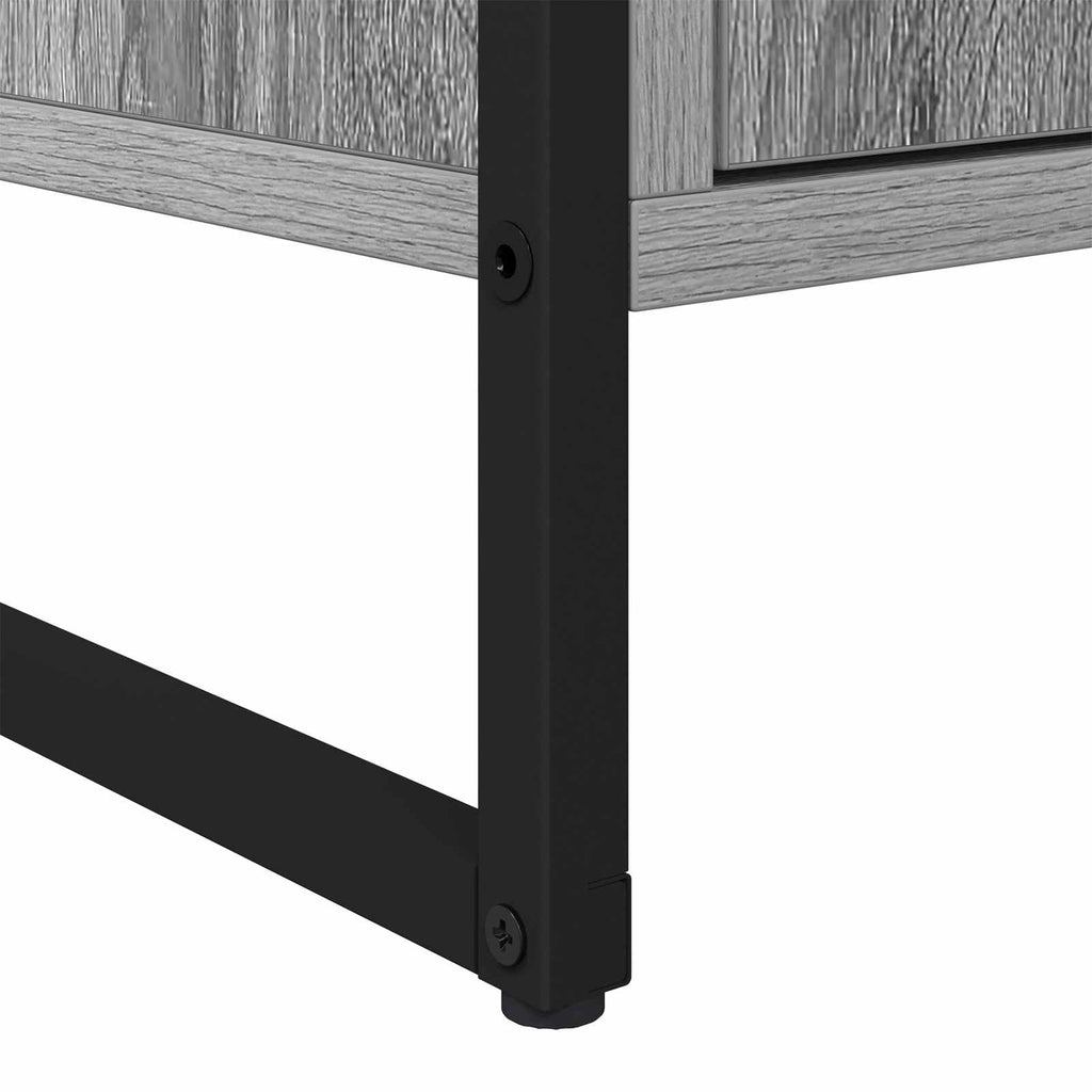 vidaXL Bufet z szufladą 2 pcs Szary Sonoma 81 x 36 x 150.5 cm