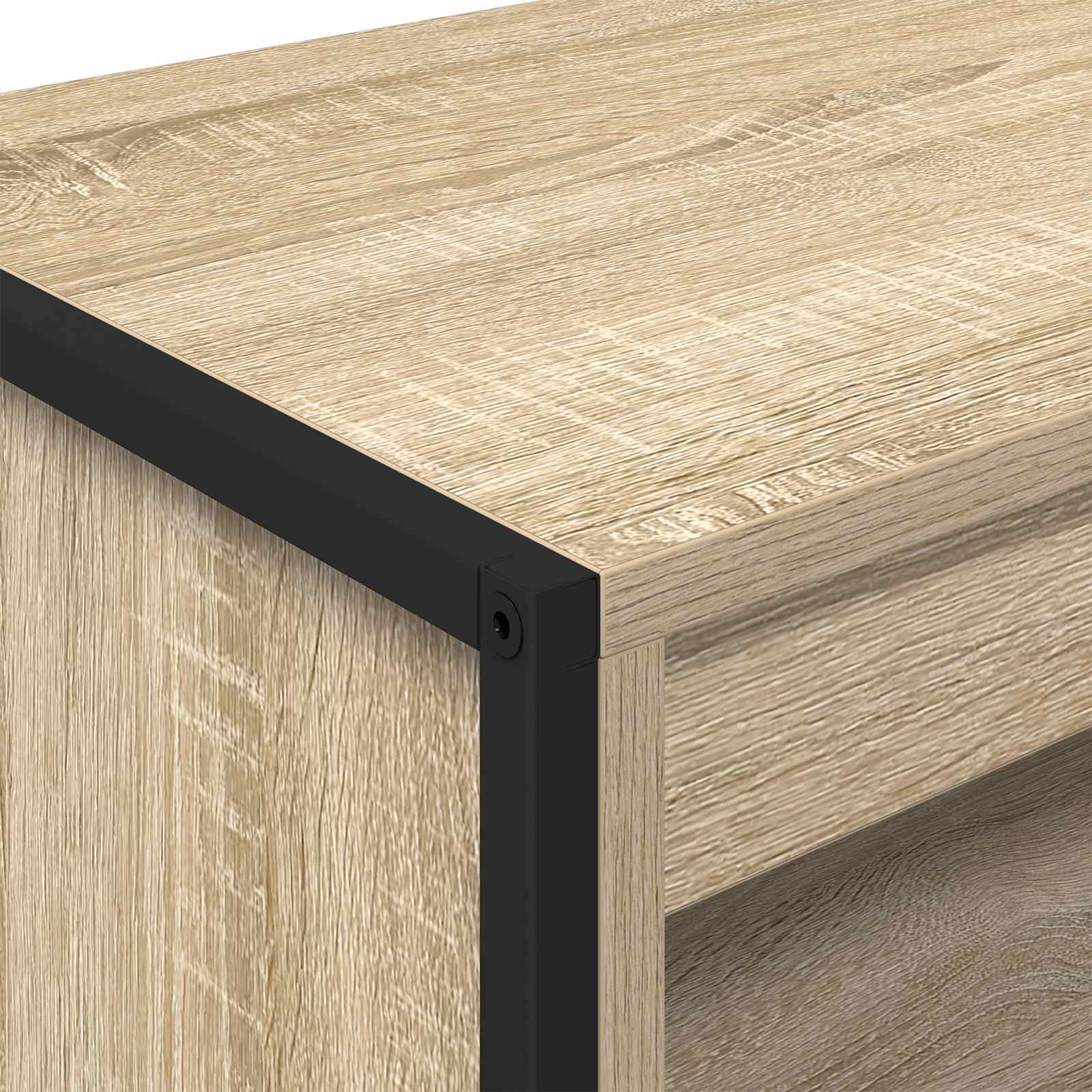 vidaXL Wysokie szafki Sonoma 79 x 36 x 200 cm Materiał drewnopochodny