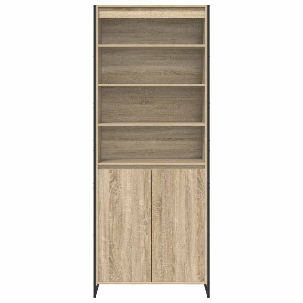 vidaXL Wysokie szafki Sonoma 79 x 36 x 200 cm Materiał drewnopochodny