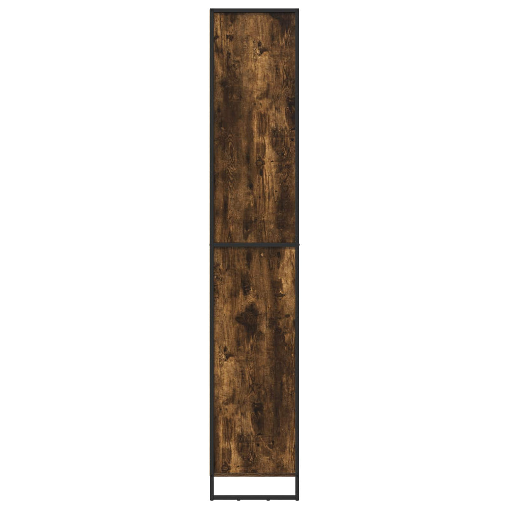 vidaXL Wysokie szafki Dąb dymny 79 x 36 x 200 cm