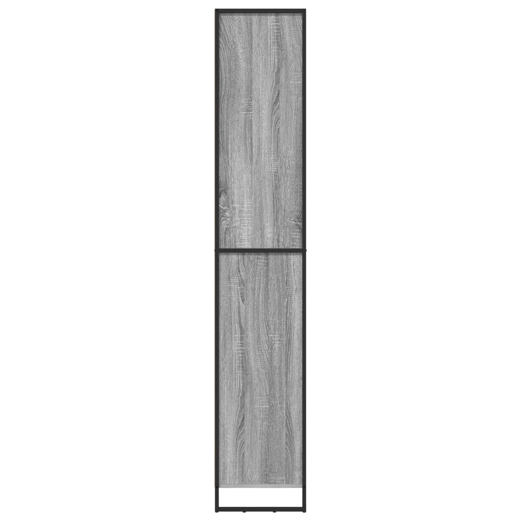 vidaXL Wysokie szafki Szary Sonoma 79 x 36 x 200 cm